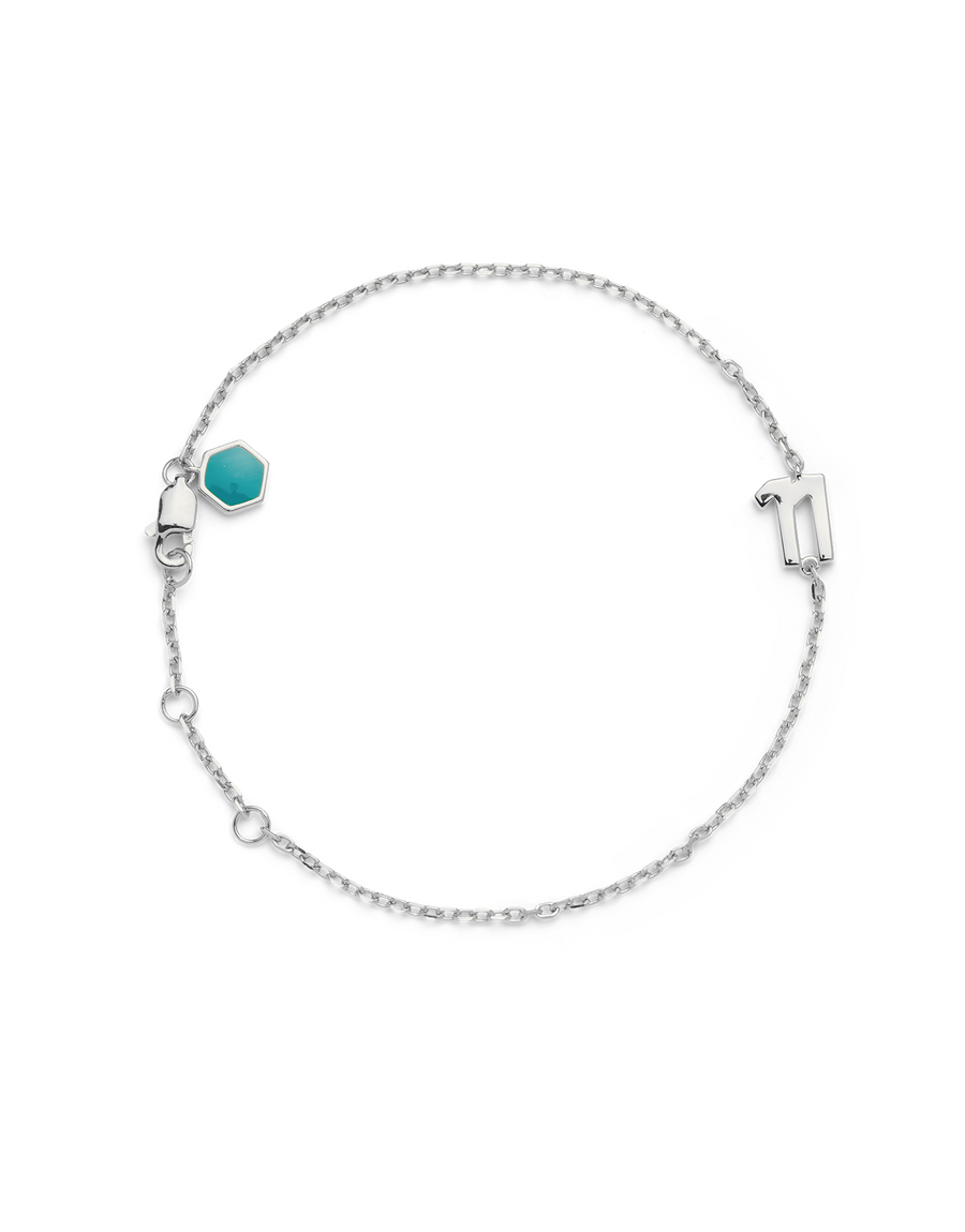 BIG NUMBER BRACELET SILVER - 11