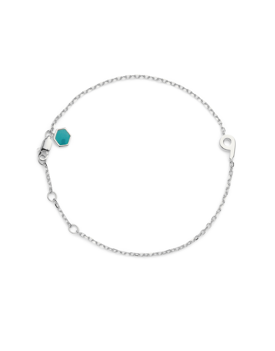 BIG NUMBER BRACELET SILVER  - 9