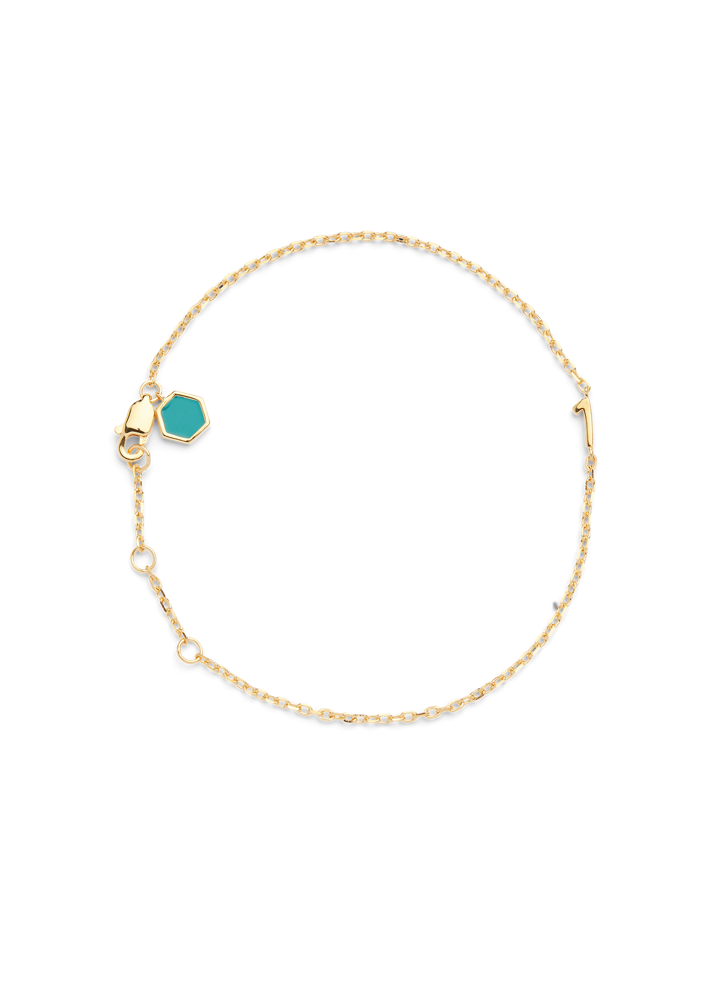 SMALL NUMBER BRACELET GOLD