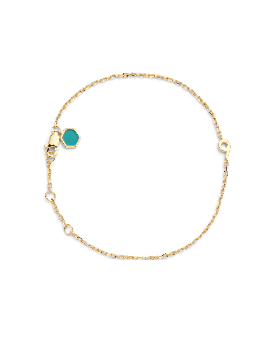 SMALL NUMBER BRACELET GOLD - 9