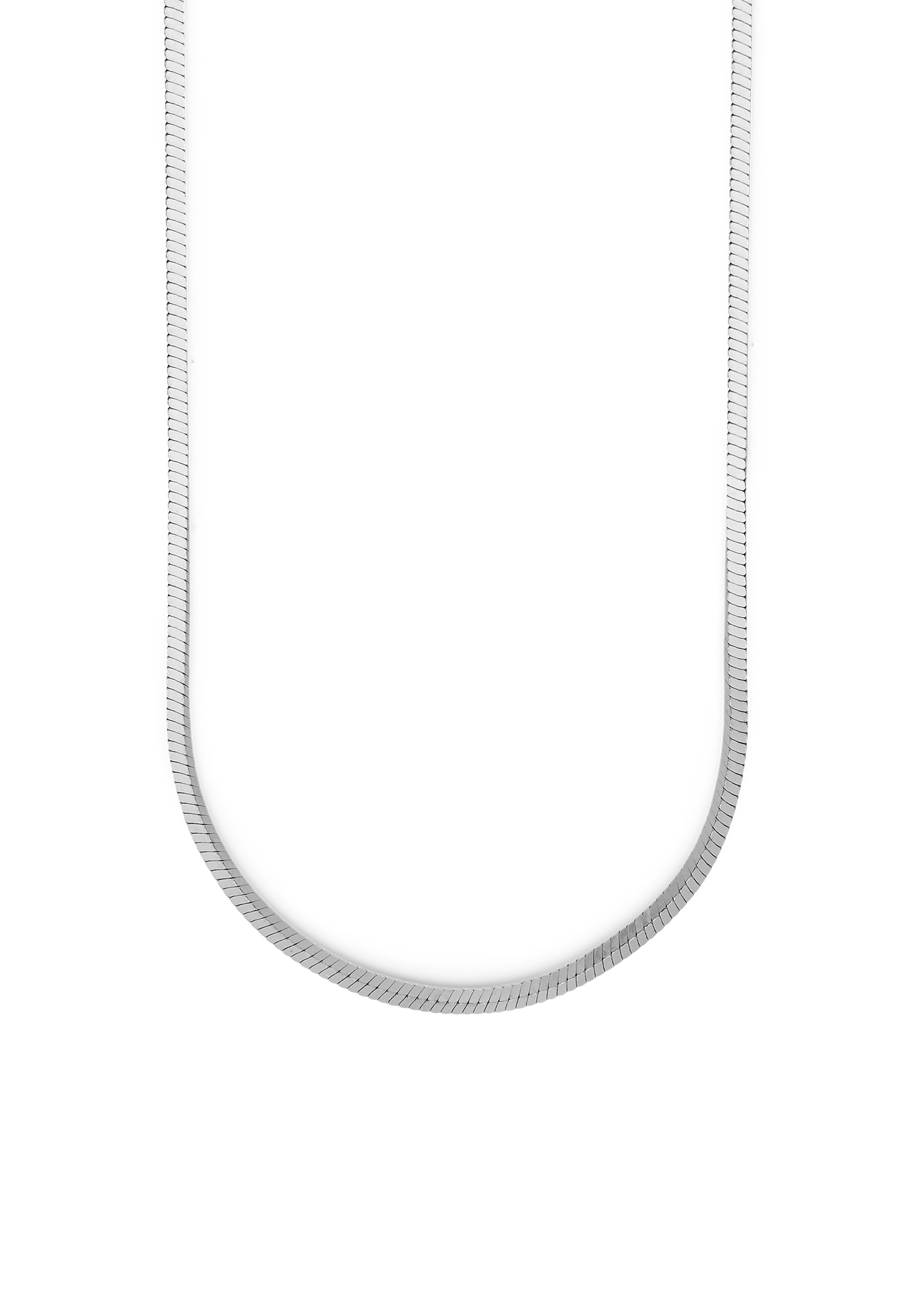 ETERNAL CHAIN NECKLACE SILVER 40L