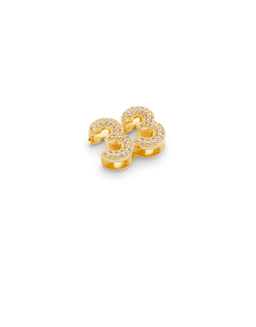 SMALL NUMBER APPENDANT GOLD - 33
