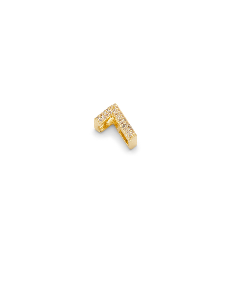 SMALL NUMBER APPENDANT GOLD - 7