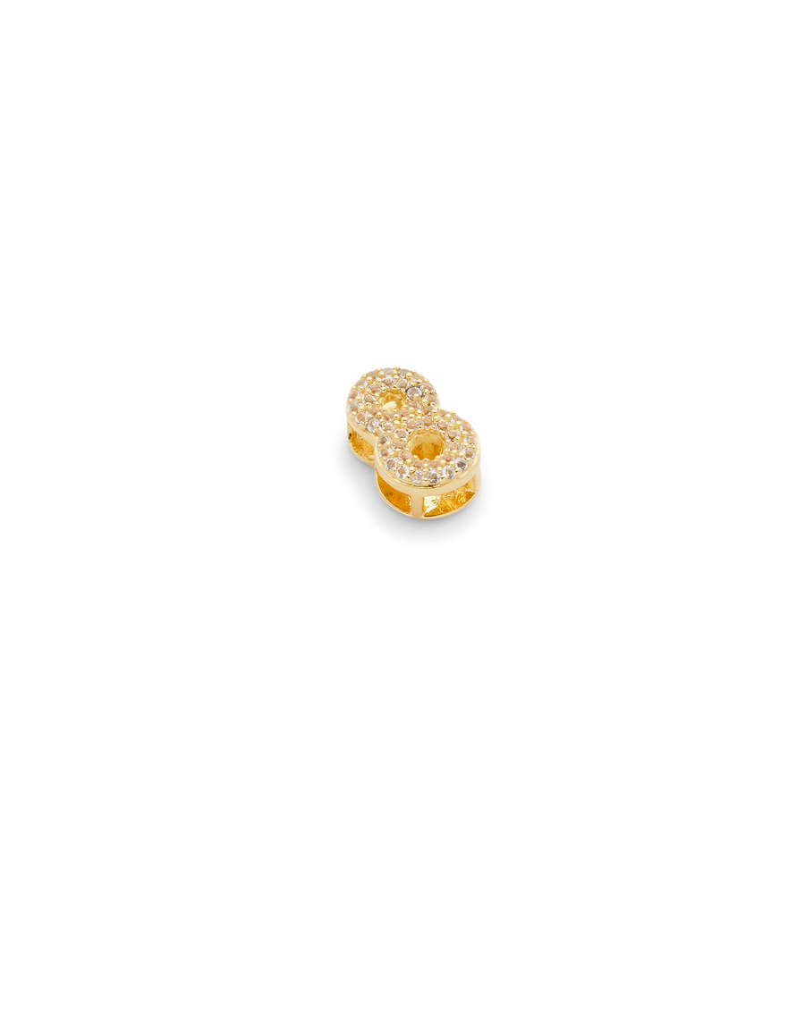 SMALL NUMBER APPENDANT GOLD - 8
