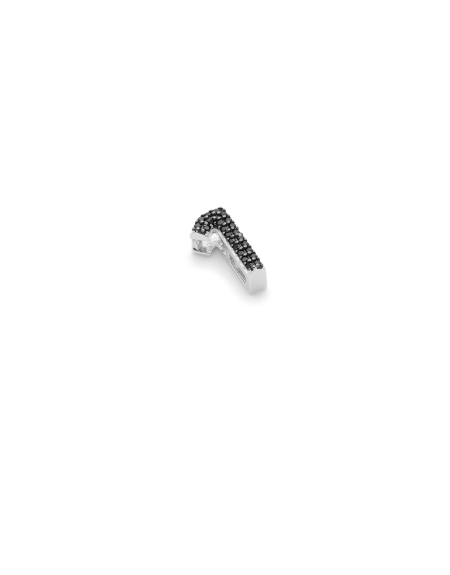 SMALL NUMBER APPENDANT SILVER - 1