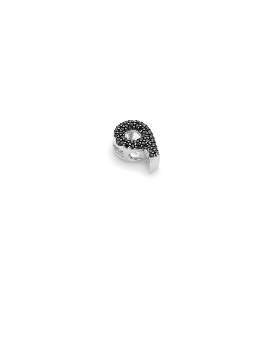 SMALL NUMBER APPENDANT SILVER - 9