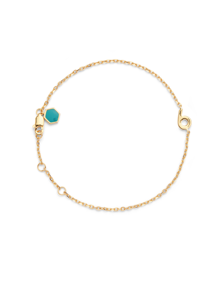 BIG NUMBER BRACELET PURE 18K GOLD - 6