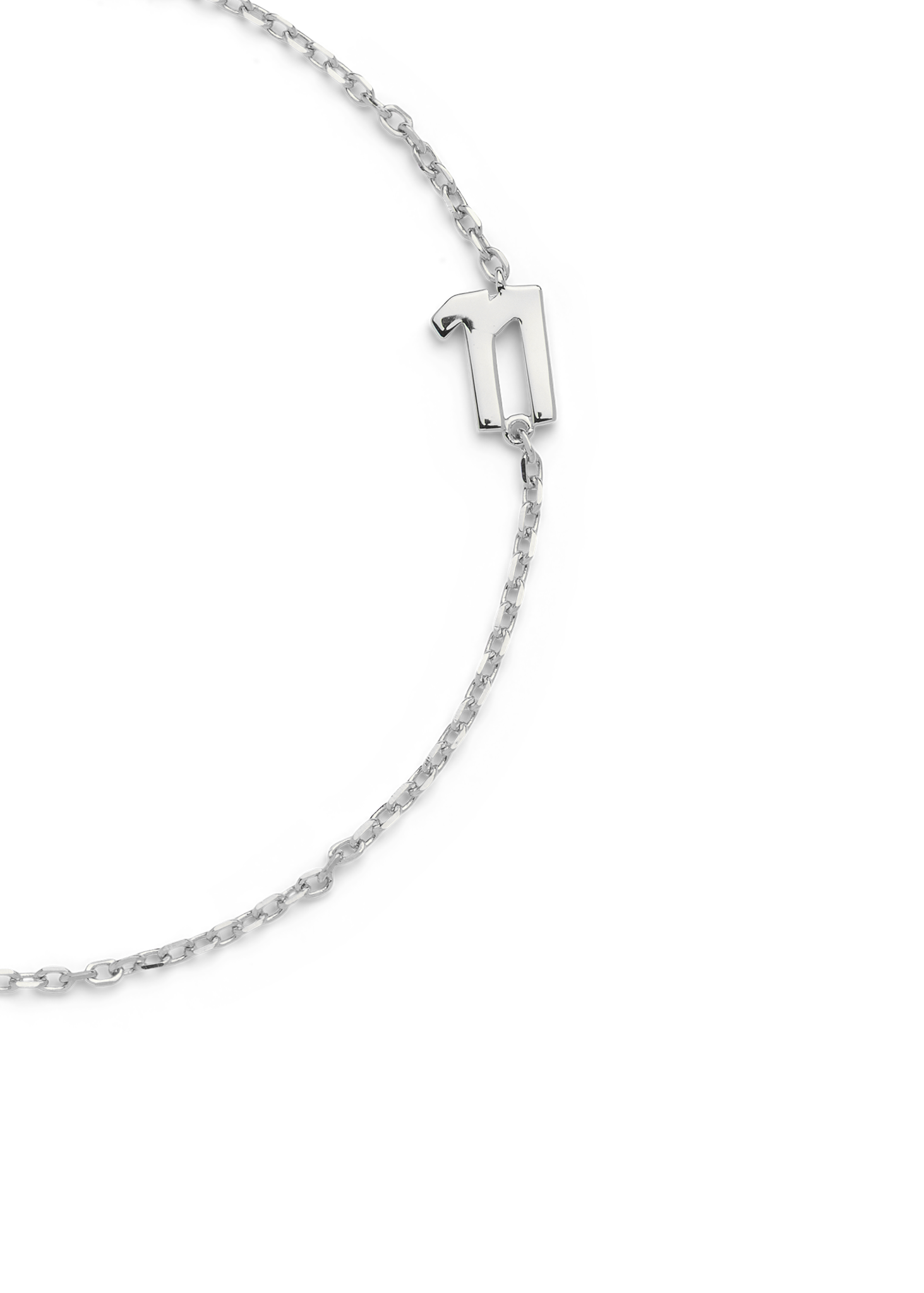 BIG NUMBER BRACELET SILVER - 11