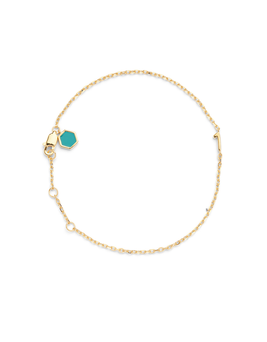 SMALL NUMBER BRACELET GOLD - 1
