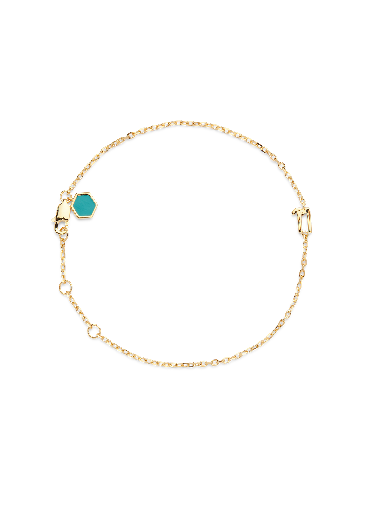 SMALL NUMBER BRACELET GOLD - 11