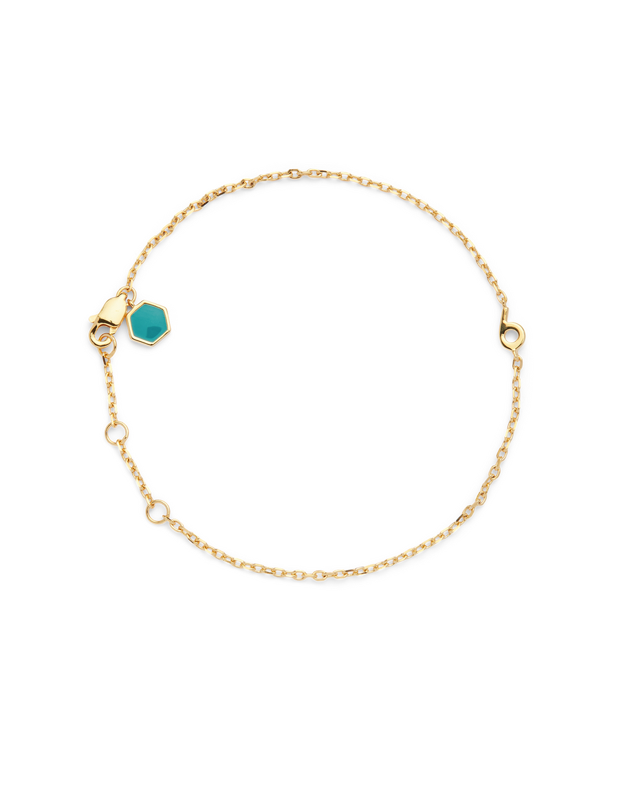 SMALL NUMBER BRACELET GOLD - 6