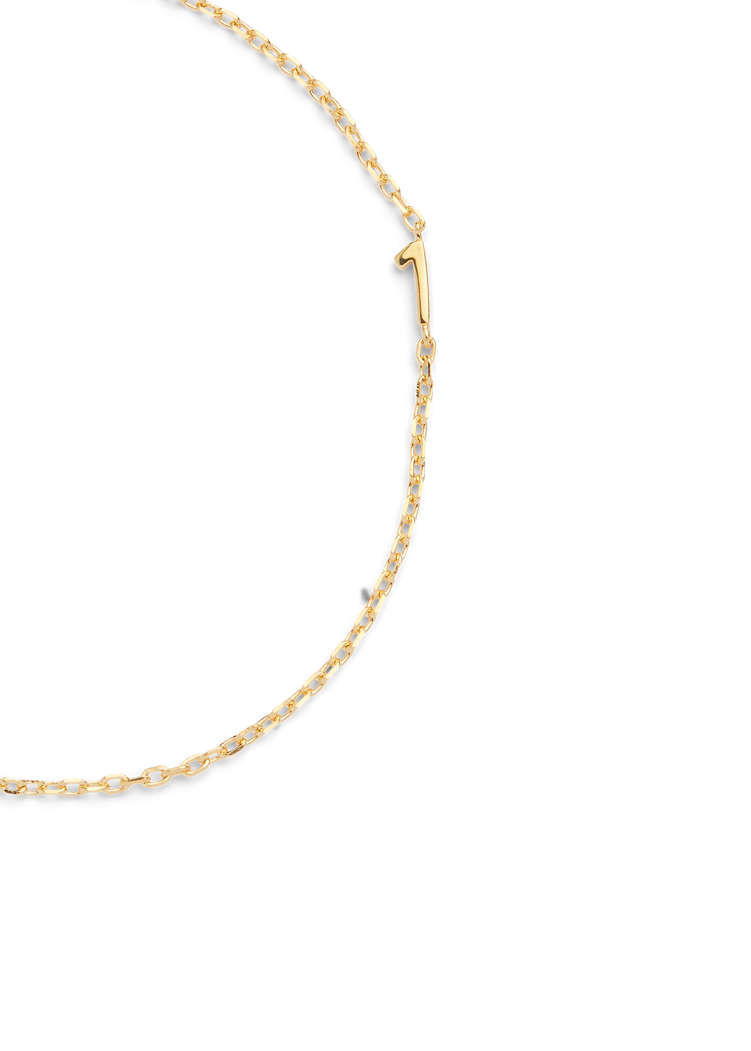 SMALL NUMBER BRACELET GOLD - 1