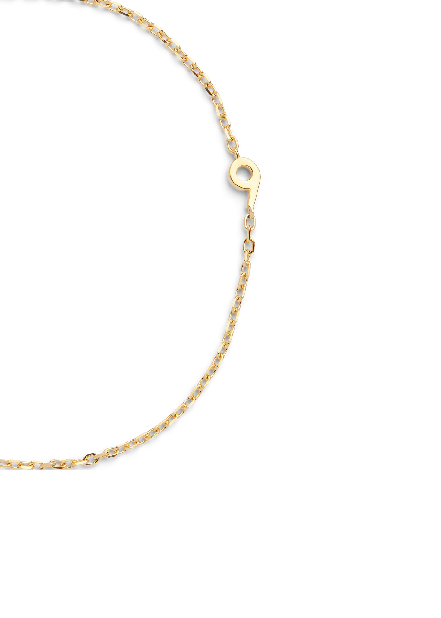 SMALL NUMBER BRACELET GOLD - 9