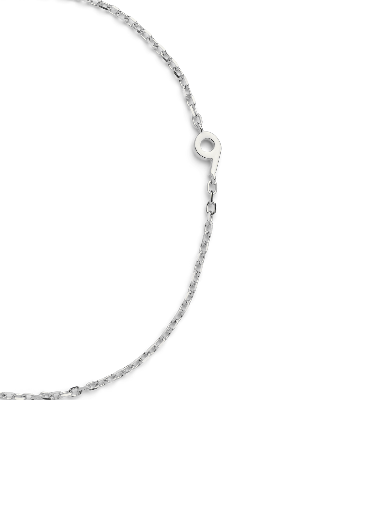 SMALL NUMBER BRACELET SILVER - 9