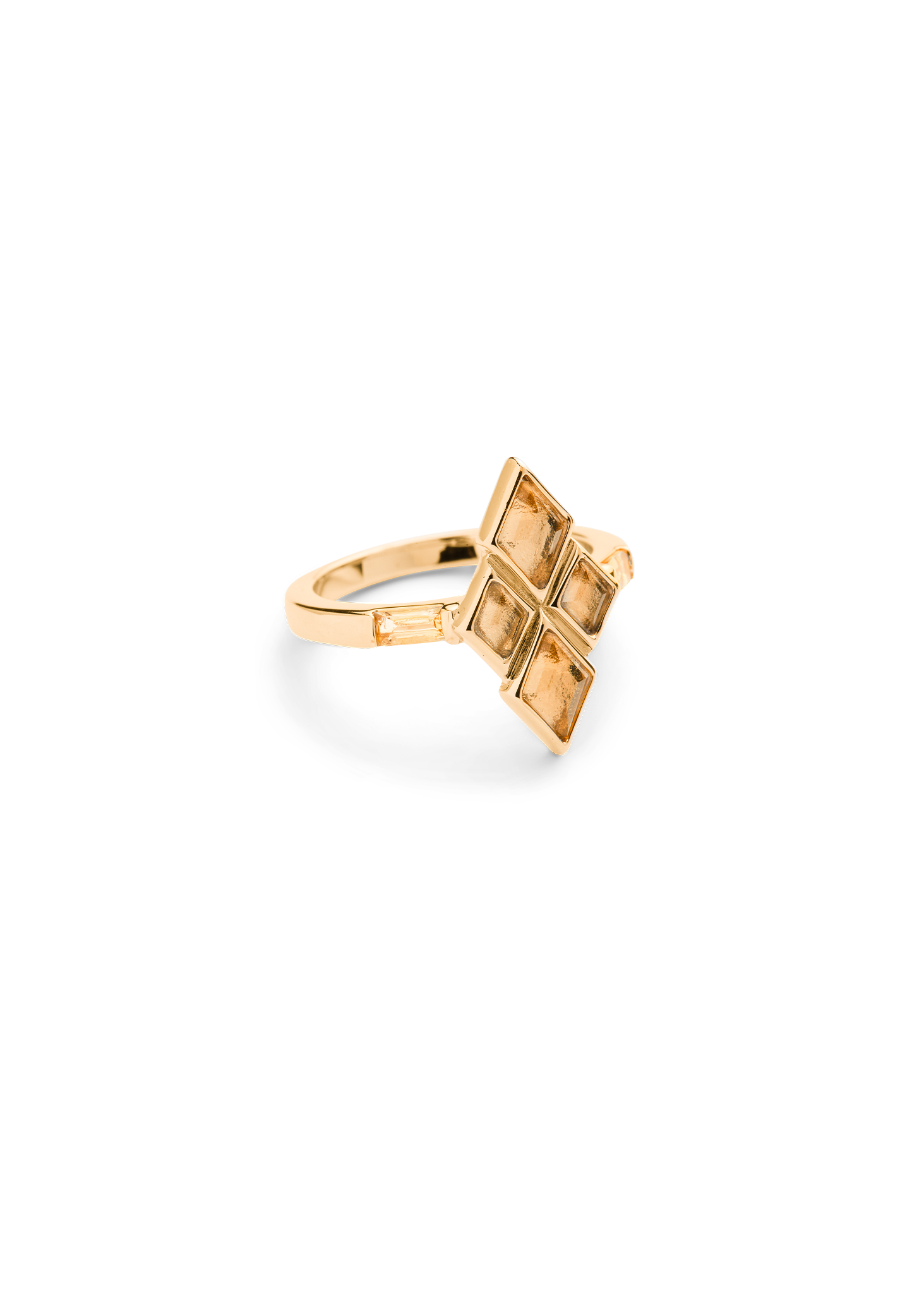 SIGNATURE RING GOLD CITRINE